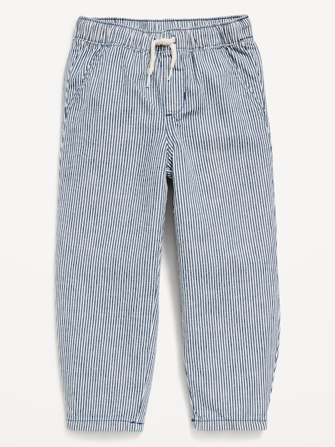 Pull-On Barrel-Leg Pants for Toddler Boys