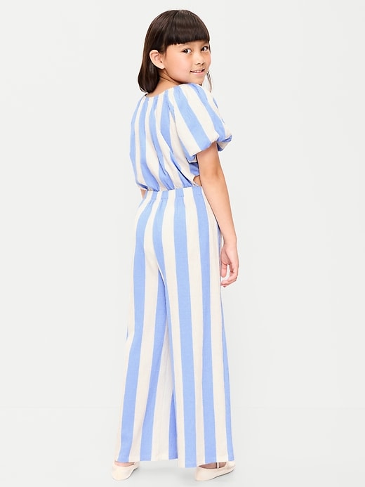 Image number 2 showing, Fit and Flare Side-Cutout Jumpsuit for Girls