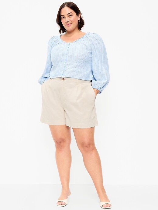 Image number 7 showing, High-Waisted OGC Chino Shorts -- 4-inch inseam