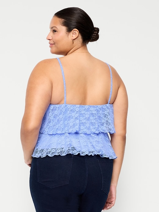 Image number 9 showing, Tiered Lace Ruffle Top