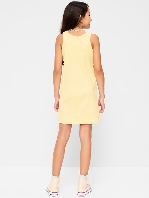 Image number 2 showing, Printed Ribbed Tank Dress for Girls