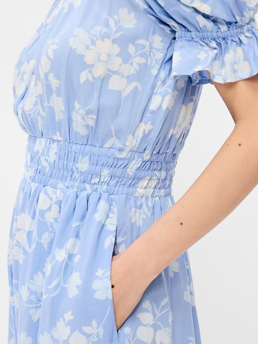 Image number 6 showing, Off-The-Shoulder Boho Maxi Dress