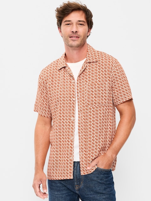 Short-Sleeve Camp Shirt