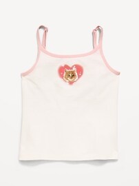 Image number 2 showing, Fitted Graphic Cami for Girls