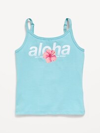 Image number 1 showing, Fitted Graphic Cami for Girls