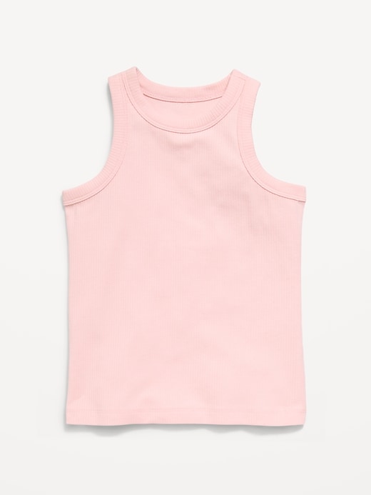 Image number 1 showing, Fitted Ribbed Tank Top for Girls