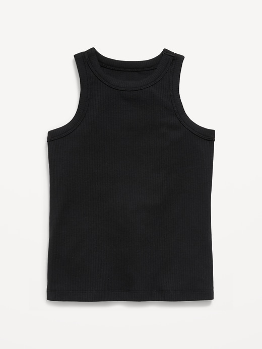 Image number 1 showing, Fitted Ribbed Tank Top for Girls