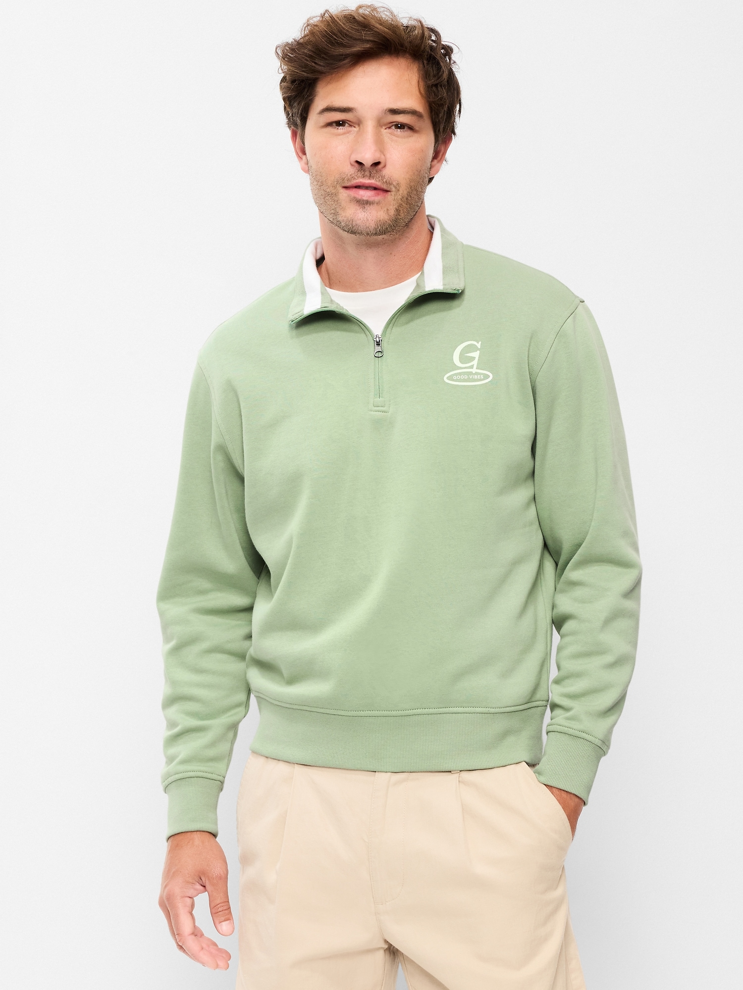 Rotation Fleece Graphic Quarter Zip