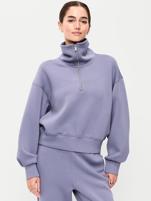 Image number 1 showing, Bounce Fleece Half-Zip Pullover Sweatshirt