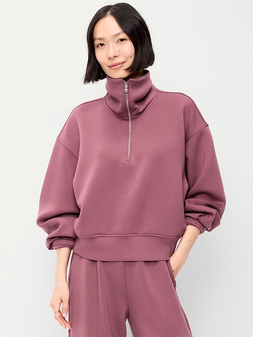 Image number 1 showing, Bounce Fleece Half-Zip Pullover Sweatshirt