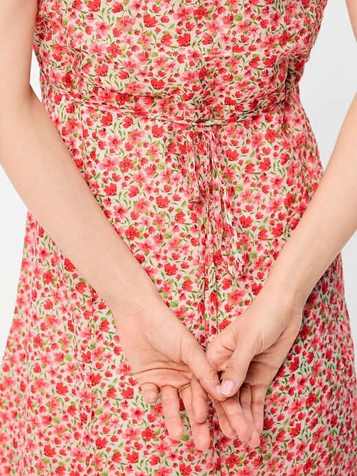 Image number 5 showing, Ruffle-Sleeve Fit & Flare Midi Dress