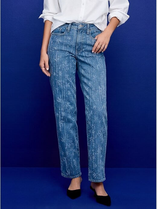 Image number 8 showing, High-Waisted Barrel Ankle Jeans