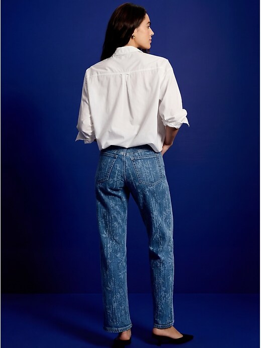 Image number 7 showing, High-Waisted Barrel Ankle Jeans