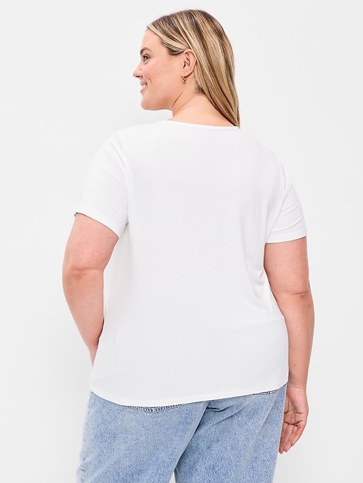 Image number 8 showing, Luxe Crew-Neck T-Shirt