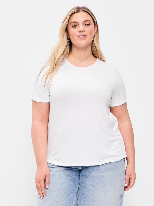 Image number 7 showing, Luxe Crew-Neck T-Shirt