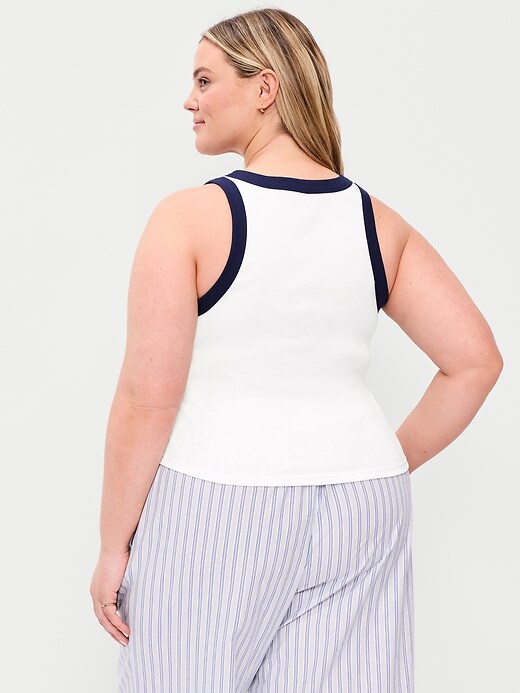 Image number 8 showing, Graphic Snug Crop Tank Top