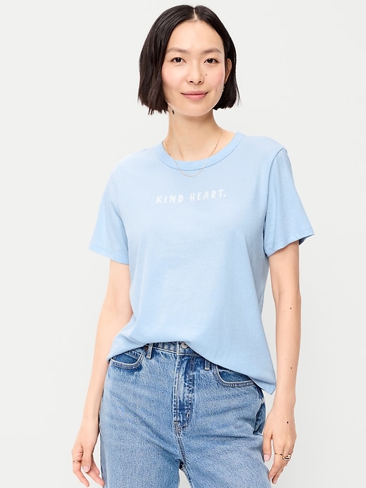 Image number 1 showing, EveryWear Crew-Neck Graphic T-Shirt