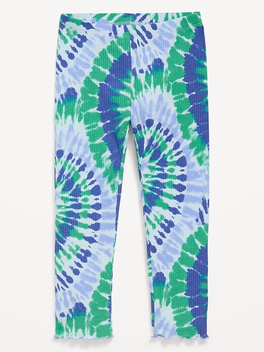 Image number 1 showing, Rib-Knit Full-Length Leggings for Toddler Girls