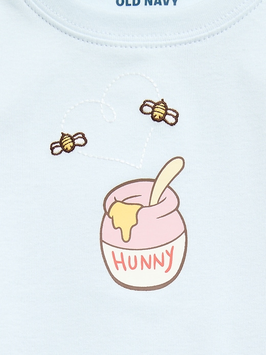 L'image numéro 3 présente T-shirt de pyjama ajusté Winnie l’ourson Old Navy x Disney pour tout-petit et bébé