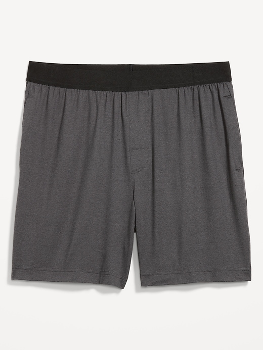 Image number 1 showing, Jersey-Knit Pajama Shorts