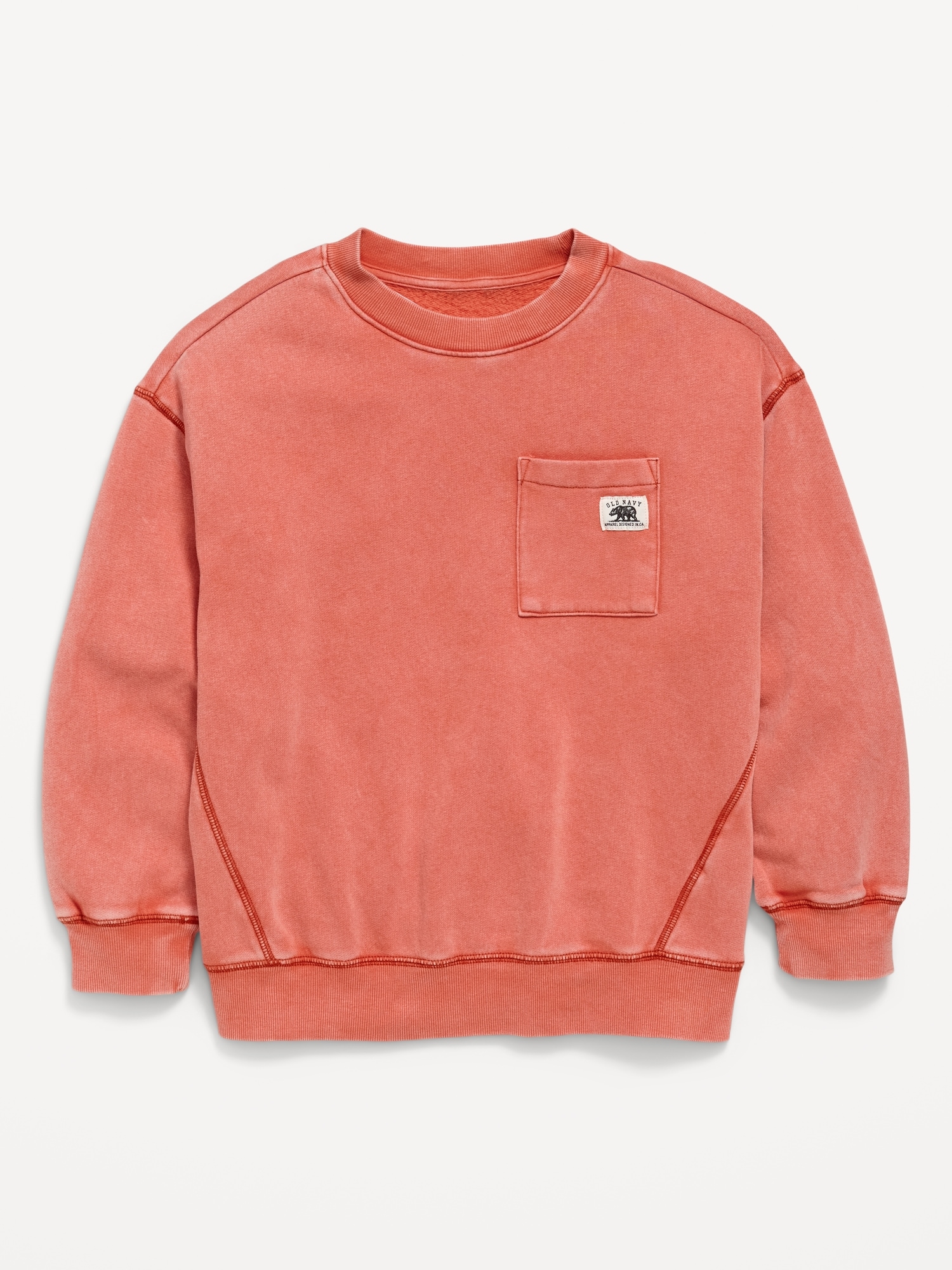 Oversized Logo-Graphic Sweatshirt for Boys