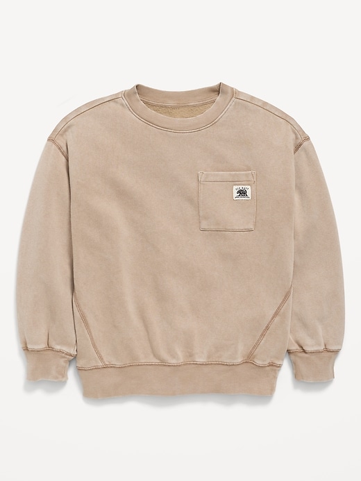 Image number 1 showing, Oversized Logo-Graphic Sweatshirt for Boys