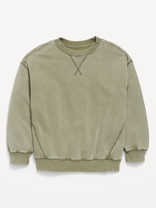 Image number 2 showing, Oversized Fleece Sweatshirt for Boys