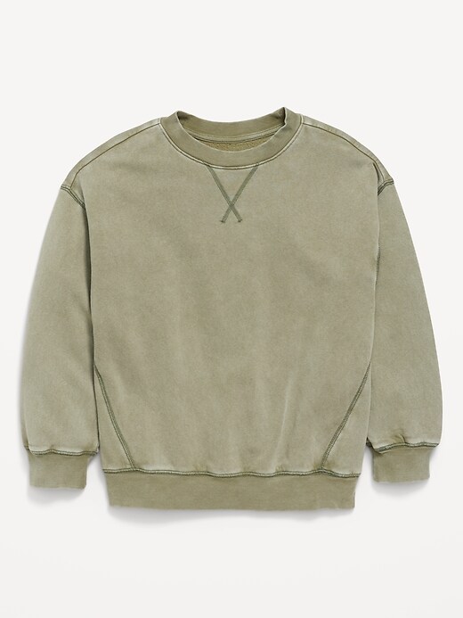 Image number 1 showing, Oversized Fleece Sweatshirt for Boys