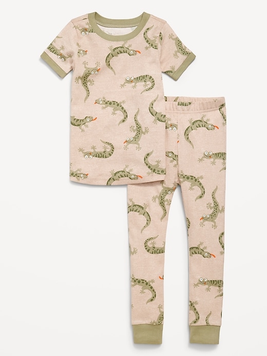 Image number 1 showing, Printed Snug-Fit Pajama Set for Toddler & Baby