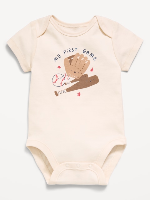 Short-Sleeve Graphic Bodysuit for Baby