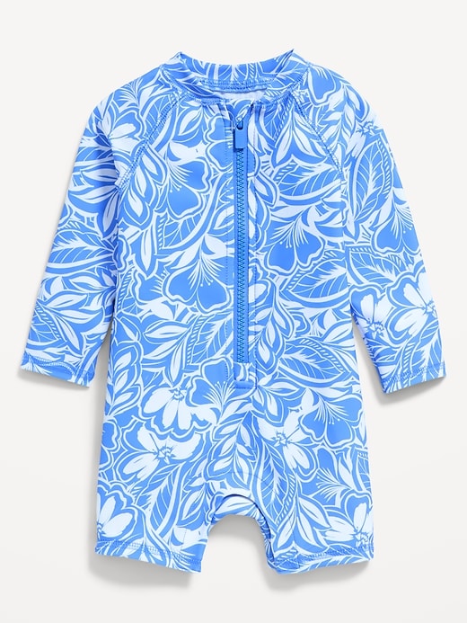 Image number 1 showing, Swim Rashguard Bodysuit for Baby