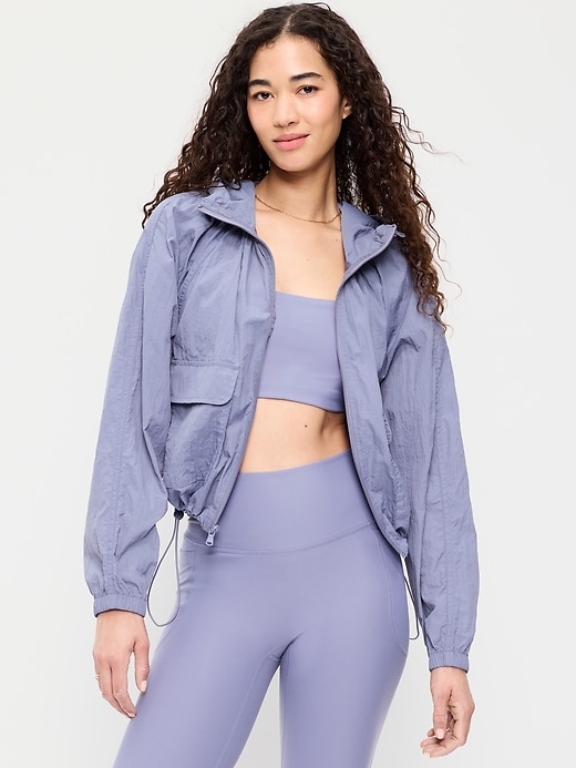 Image number 1 showing, Full-Zip Windbreaker