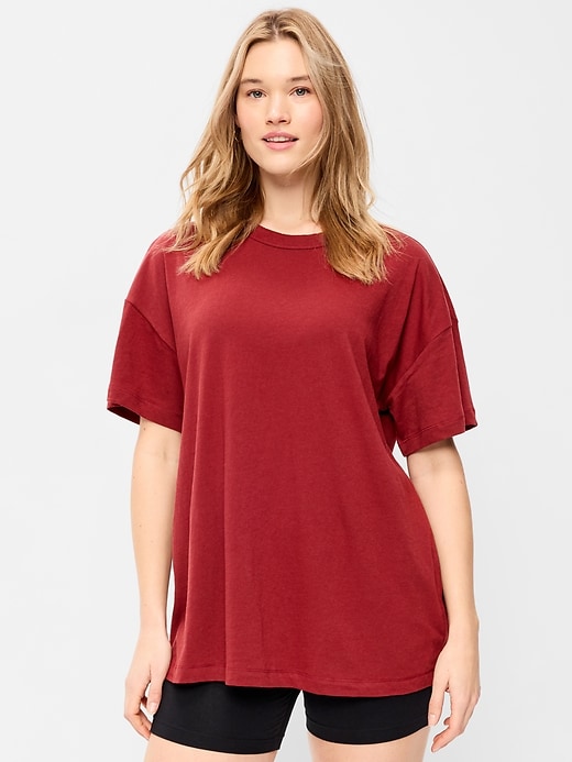 Image number 5 showing, Oversized EveryWear Tunic T-Shirt