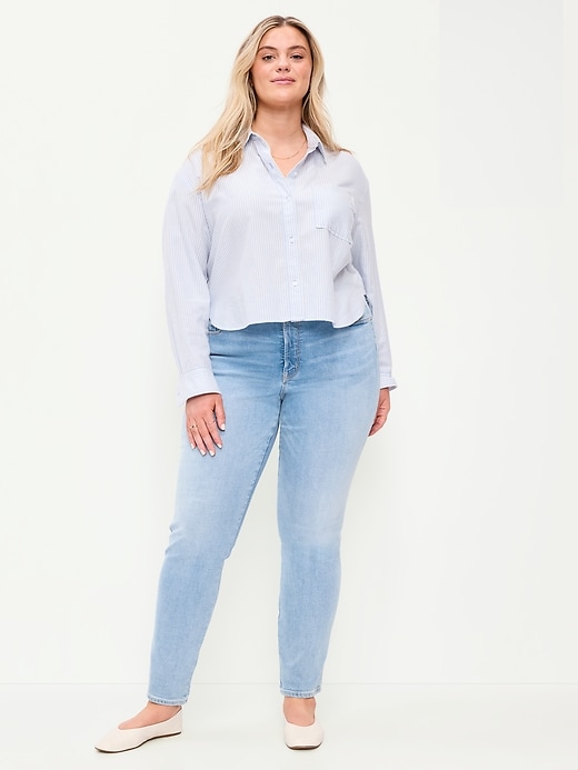 L'image numéro 7 présente Jean Rockstar super ajusté à taille haute