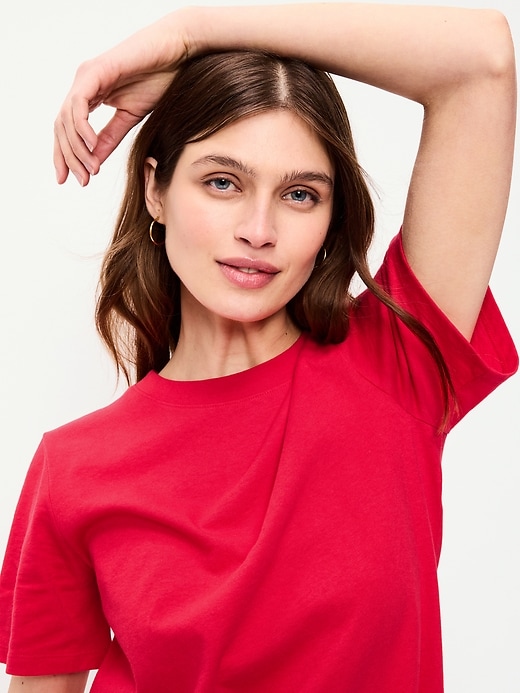 Image number 6 showing, Vintage Crew-Neck Mini T-Shirt Dress