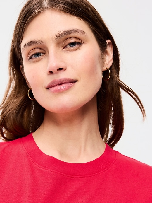 Image number 5 showing, Vintage Crew-Neck Mini T-Shirt Dress