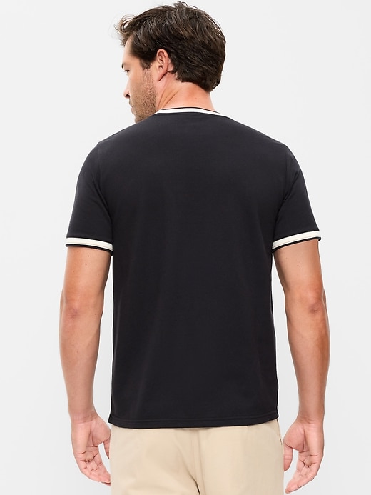 Image number 2 showing, Crew-Neck Pique T-Shirt