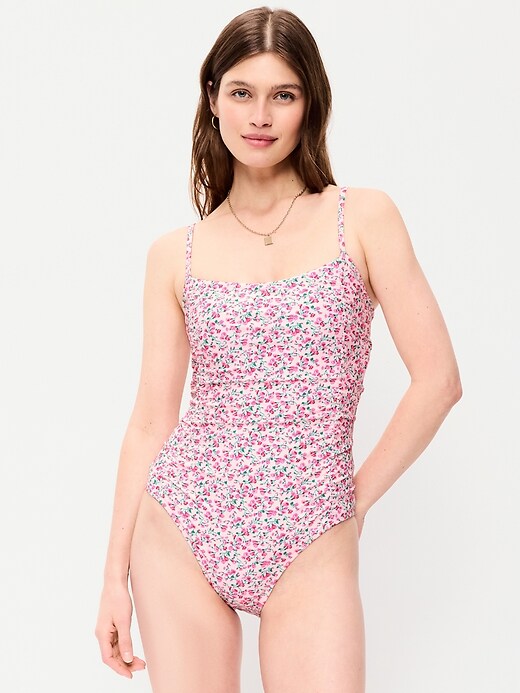 L'image numéro 1 présente Maillot de bain une-pièce ruché