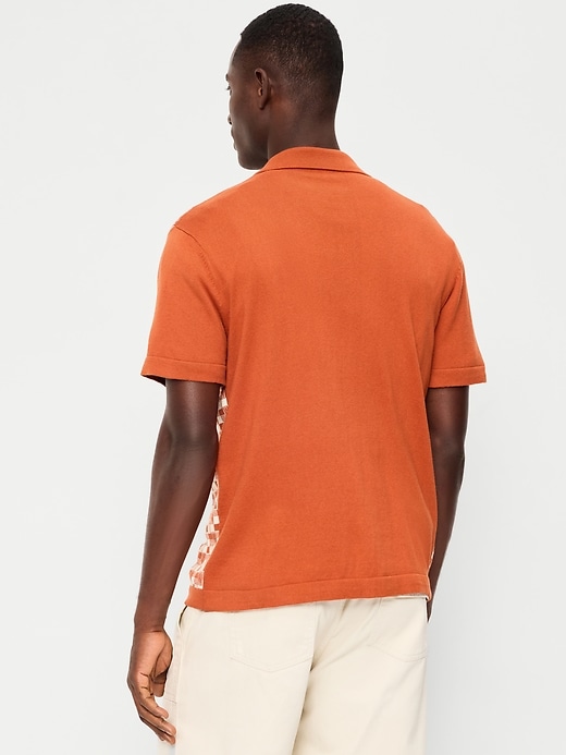 Image number 2 showing, Short-Sleeve Sweater Shirt
