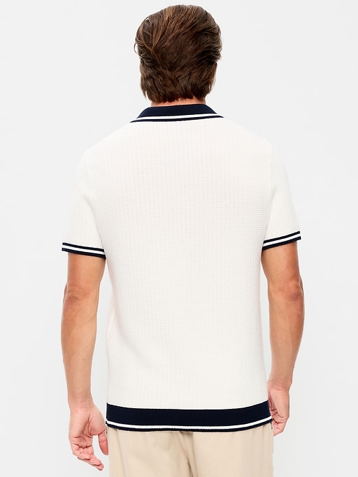 Image number 2 showing, Striped Polo Sweater