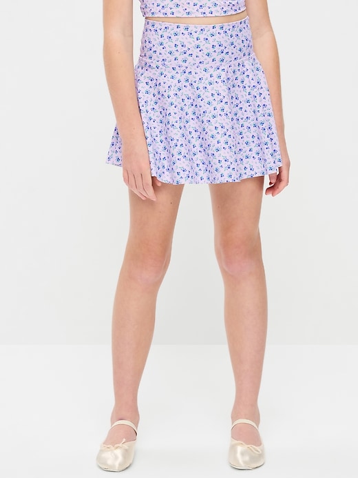 Image number 1 showing, High-Waisted PowerSoft Skort for Girls