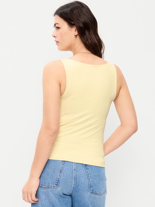 Image number 6 showing, Hug Double-Layer Boat-Neck Top