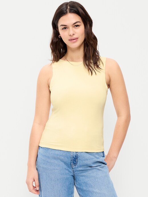 Image number 5 showing, Hug Double-Layer Boat-Neck Top