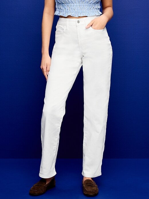 Image number 2 showing, High-Waisted Wow Loose Jeans