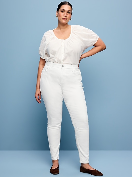 Image number 8 showing, High-Waisted Wow Super-Skinny Jeans