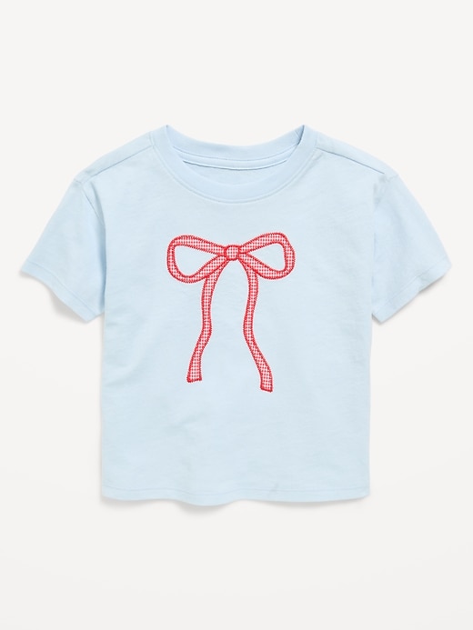 Image number 1 showing, Short-Sleeve Graphic T-Shirt for Toddler Girls