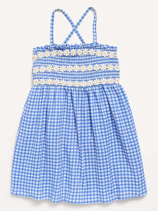 Image number 2 showing, Sleeveless Smocked Dress for Toddler Girls