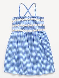 Image number 2 showing, Sleeveless Smocked Dress for Toddler Girls