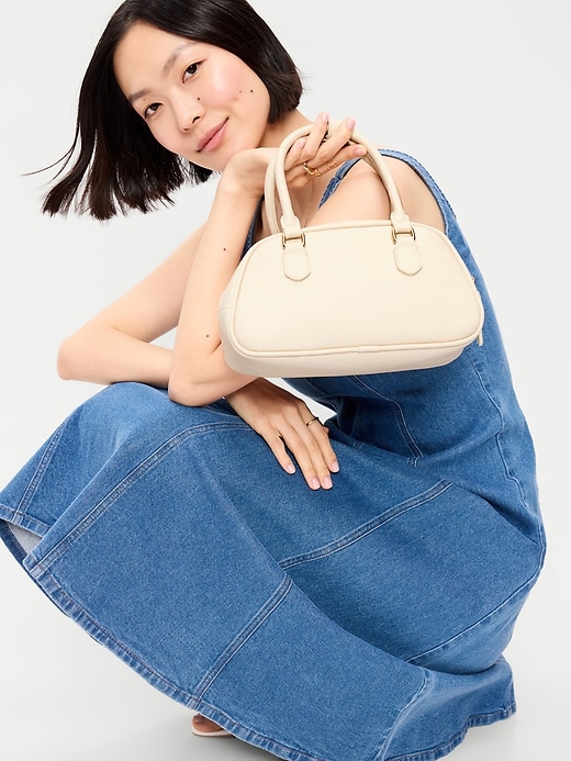 Image number 1 showing, Mini Bowler Bag