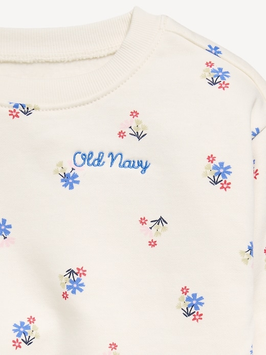 Image number 2 showing, Long-Sleeve Logo-Graphic Sweatshirt for Toddler Girls